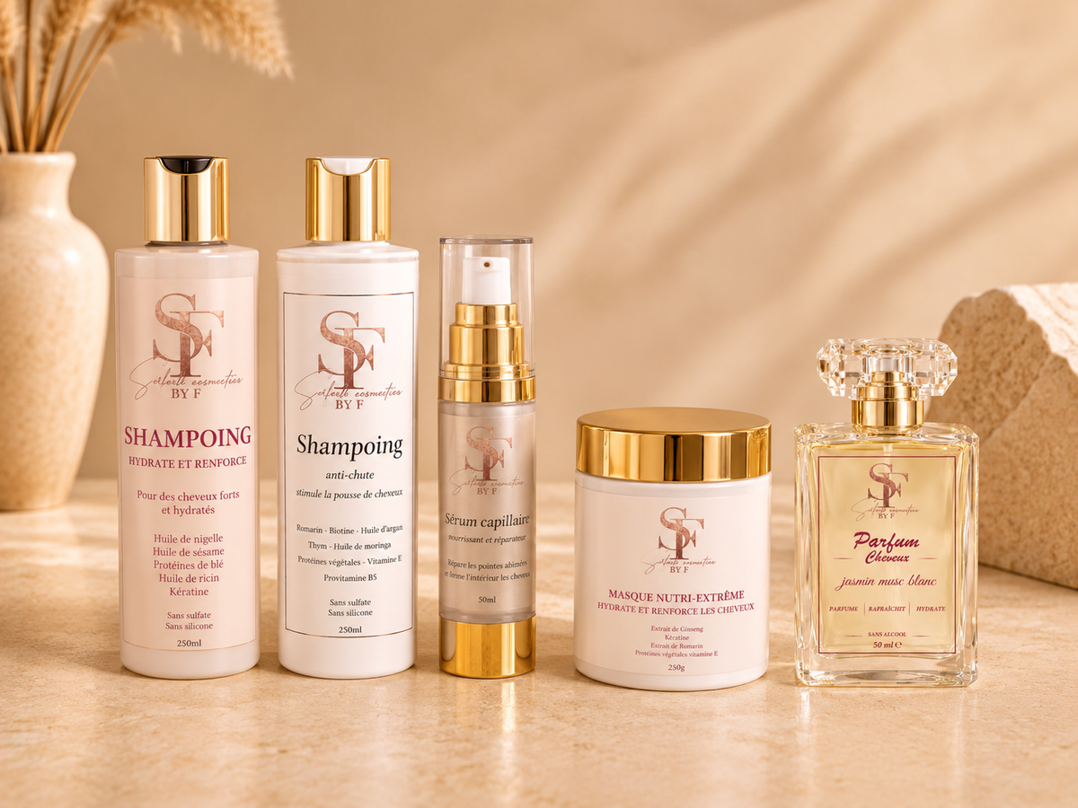 Pack 5 produit parfum Musc Blanc et Jasmin
